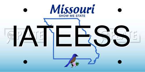 IATEESS Missouri License Plate