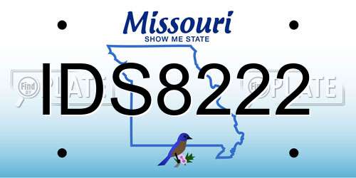 IDS8222 Missouri License Plate