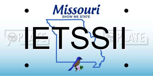 IETSSII Missouri License Plate