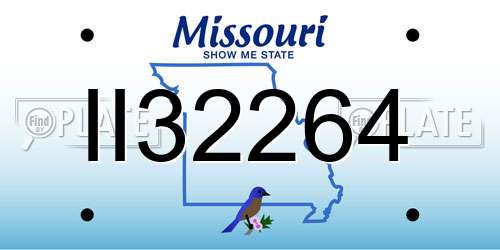 II32264 Missouri License Plate