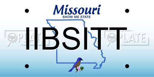 IIBSITT Missouri License Plate