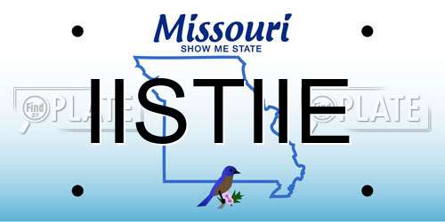 IISTIIE Missouri License Plate