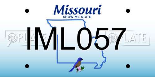 IML057 Missouri License Plate