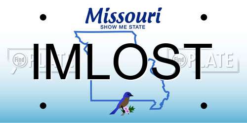 IMLOST Missouri License Plate