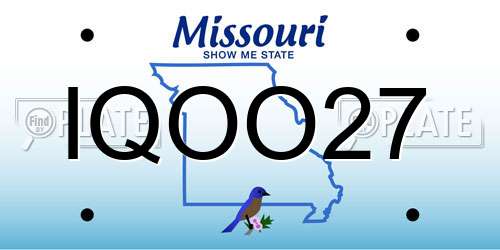 IQOO27 Missouri License Plate