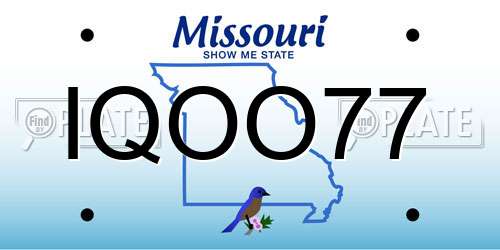 IQOO77 Missouri License Plate