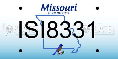 ISI8331 Missouri License Plate