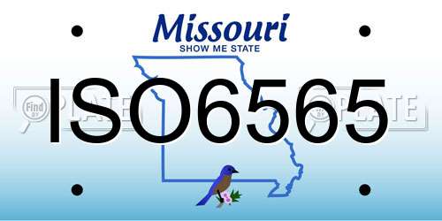 ISO6565 Missouri License Plate