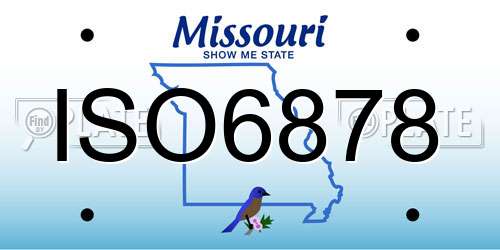 ISO6878 Missouri License Plate