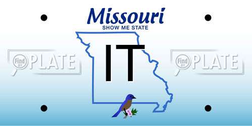 IT Missouri License Plate