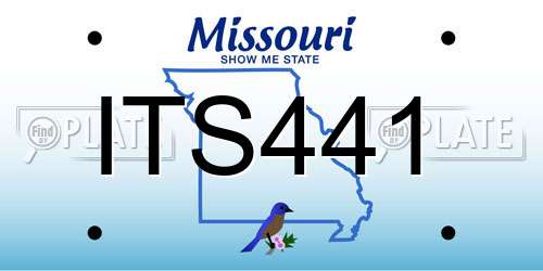 ITS441 Missouri License Plate