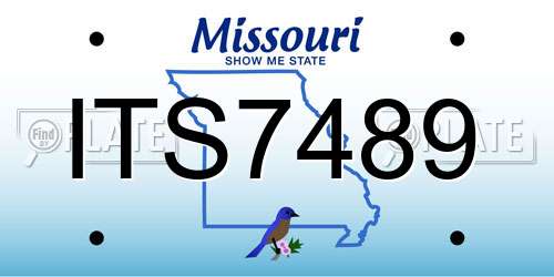 ITS7489 Missouri License Plate