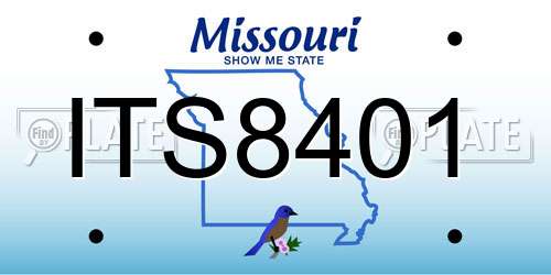 ITS8401 Missouri License Plate