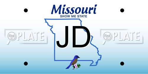 JD Missouri License Plate