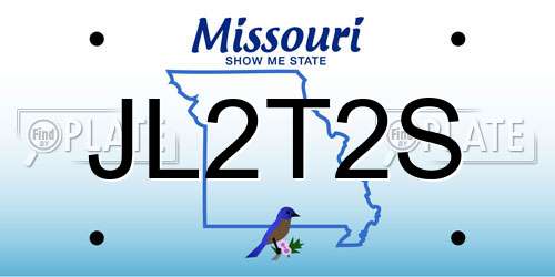 JL2T2S Missouri License Plate