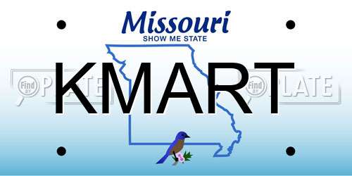 KMART Missouri License Plate