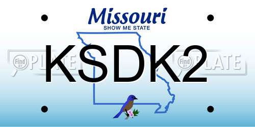 KSDK2 Missouri License Plate