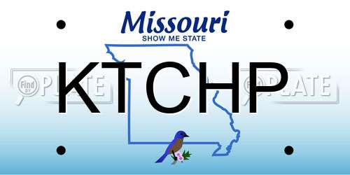 KTCHP Missouri License Plate