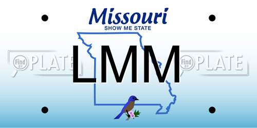 LMM Missouri License Plate