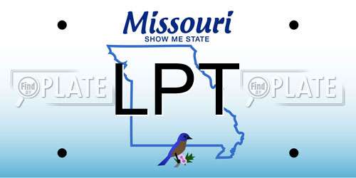 LPT Missouri License Plate