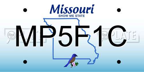 MP5F1C Missouri License Plate