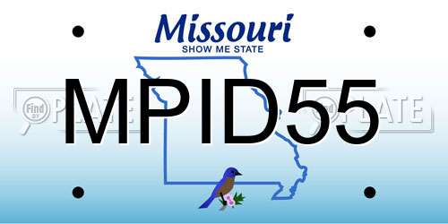 MPID55 Missouri License Plate