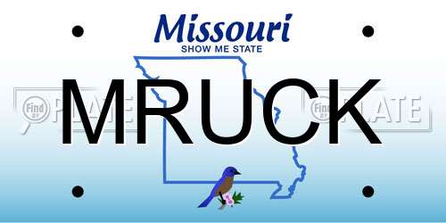 MRUCK Missouri License Plate