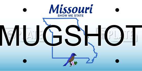 MUGSHOT Missouri License Plate