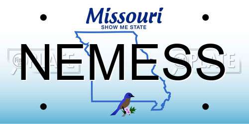 NEMESS Missouri License Plate