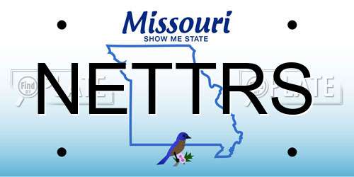 NETTRS Missouri License Plate