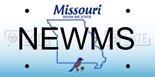 NEWMS Missouri License Plate