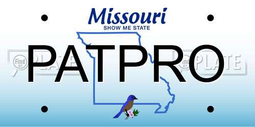 PATPRO Missouri License Plate