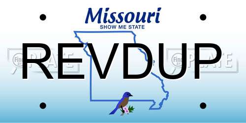 REVDUP Missouri License Plate