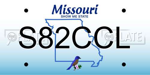 S82CCL Missouri License Plate
