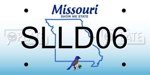 SLLD06 Missouri License Plate