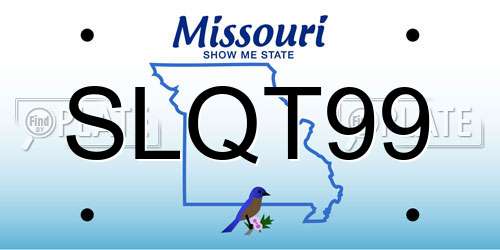 SLQT99 Missouri License Plate