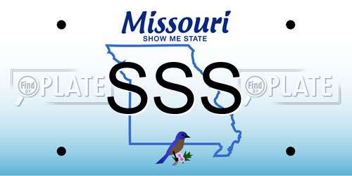 SSS Missouri License Plate