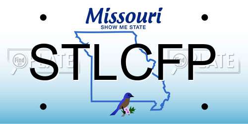 STLCFP Missouri License Plate