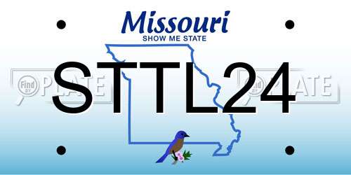 STTL24 Missouri License Plate