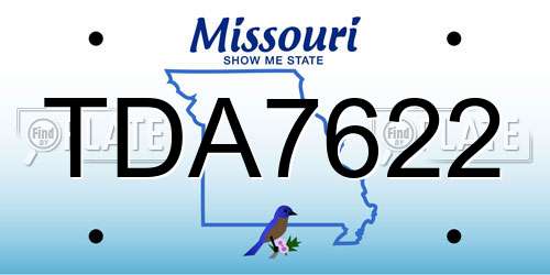 TDA7622 Missouri License Plate