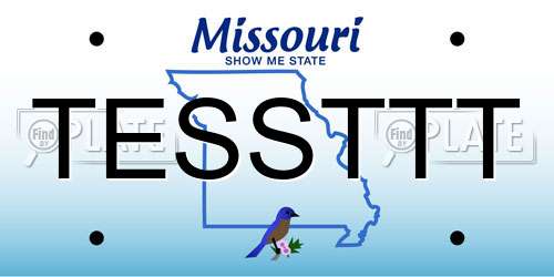 TESSTTT Missouri License Plate