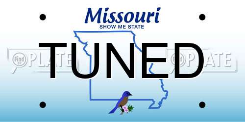 TUNED Missouri License Plate