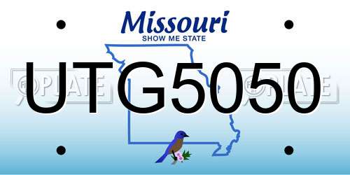 UTG5050 Missouri License Plate