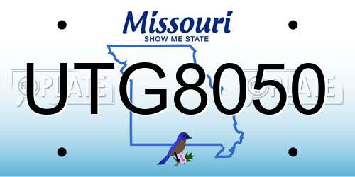 UTG8050 Missouri License Plate