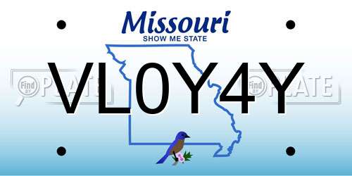 VL0Y4Y license plate in MO state