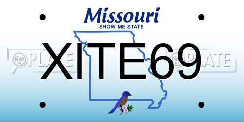 XITE69 Missouri License Plate