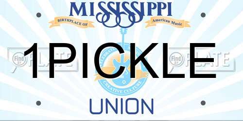 1PICKLE Mississippi License Plate