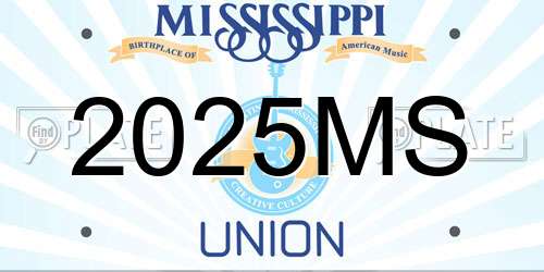 2025MS Mississippi License Plate