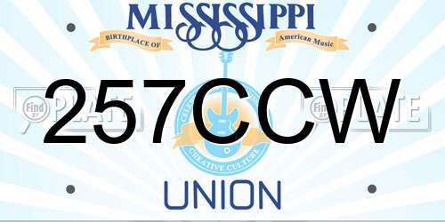 257CCW Mississippi License Plate