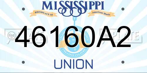 46160A2 Mississippi License Plate